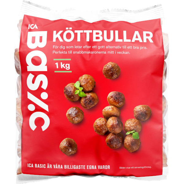 ICA Basic Köttbullar