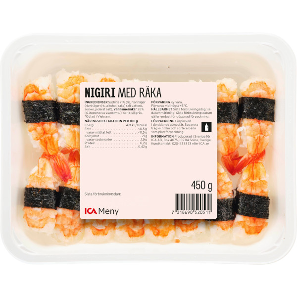 ICA Meny Nigiri Räka