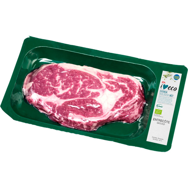 ICA I Love Eco Entrecôte Skivad Ekologisk