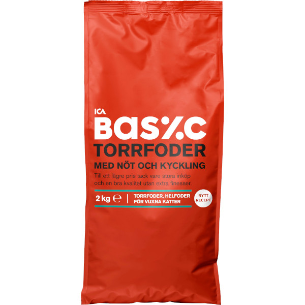 ICA Basic Torrfoder Katter Nöt & Kyckling