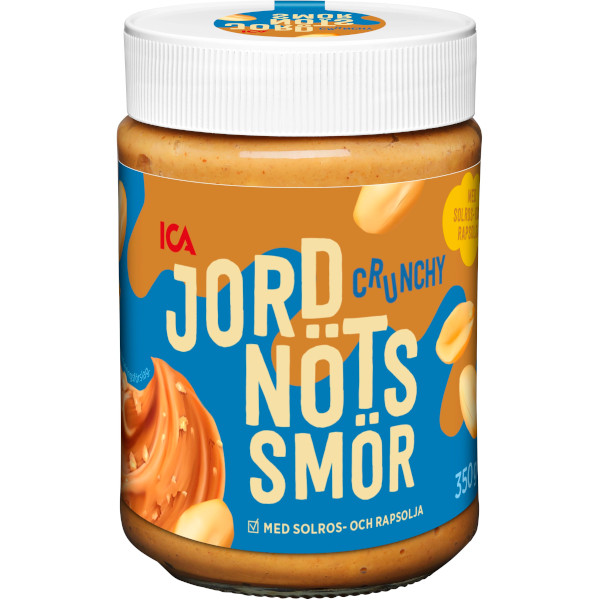 ICA Jordnötssmör Crunchy