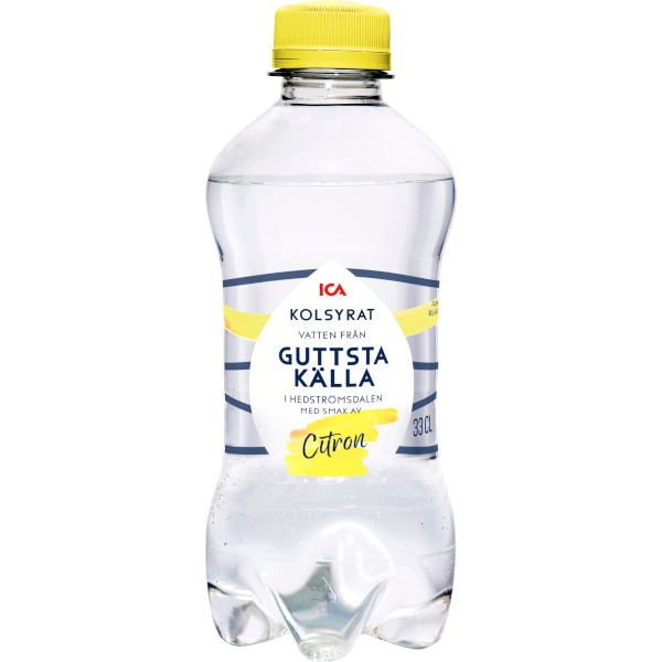 ICA Vatten Kolsyrat Citron