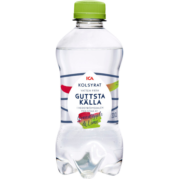 ICA Vatten Kolsyrat Granatäpple & Lime