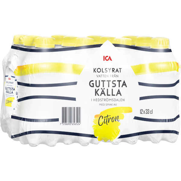 ICA Vatten Kolsyrat Citron