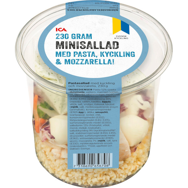 ICA Minisallad Pasta/Kyckling/Mozzarella