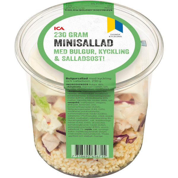ICA Minisallad Bulgur/Kyckling/Salladsost