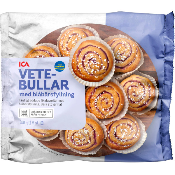 ICA Vetebullar Blåbärsfyllning