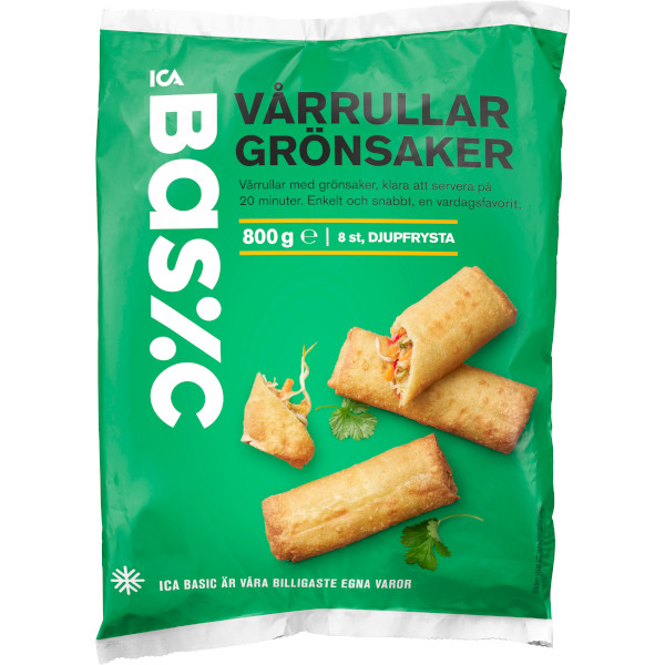 ICA Basic Vårrullar Grönsaker