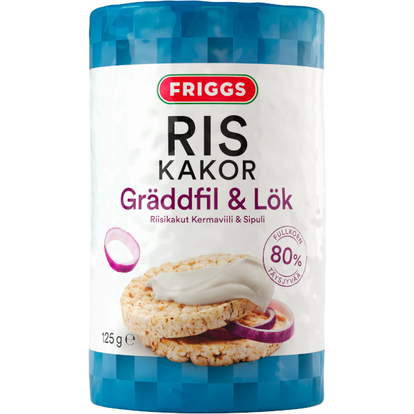 Friggs Riskakor Gräddfil & Lök