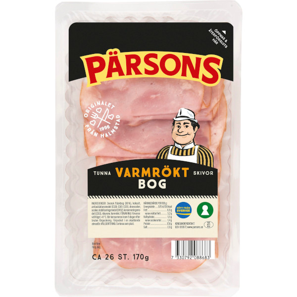 Pärsons Bok Varmrökt Tunna Skivor