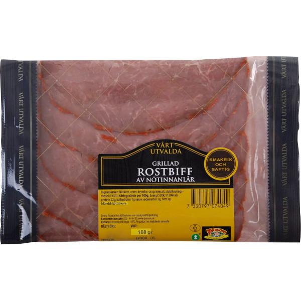 Pärsons Rostbiff Grillad Utvalda Skivor