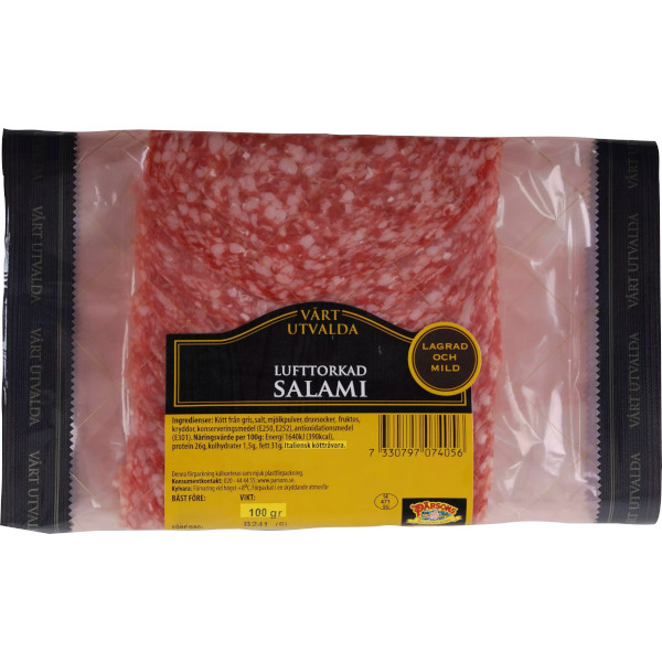 Pärsons Salami Lufttorkad Utvalda Skivor