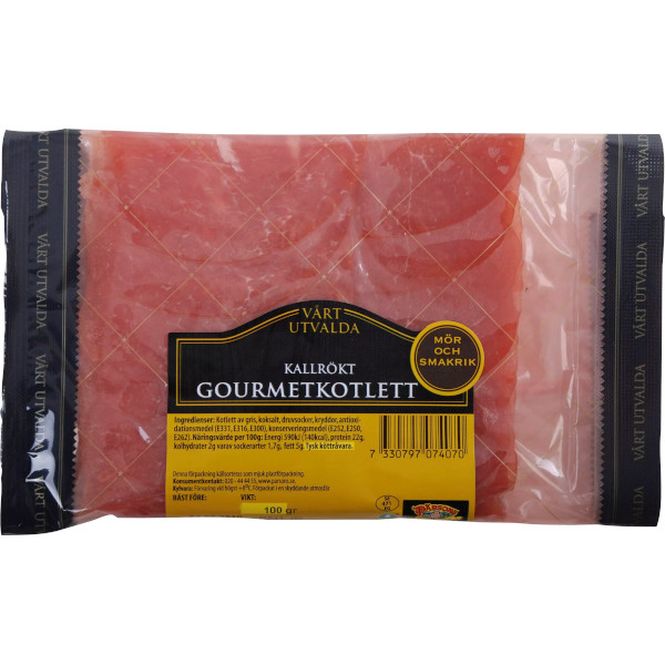 Pärsons Gourmetkotlett Kallrökt Utvalda Skivor