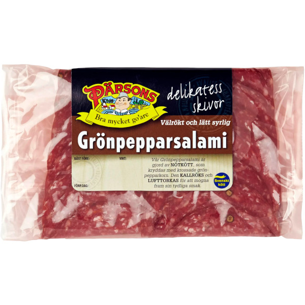 Pärsons Grönpepparsalami Delikatesskivor