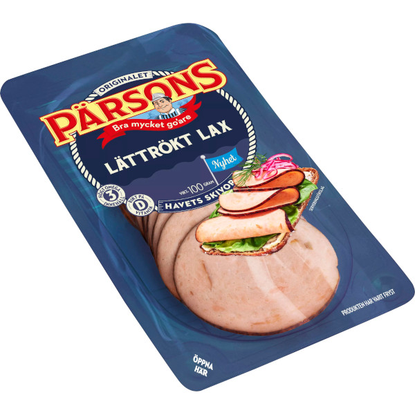 Pärsons Lax Lättrökt Skivor