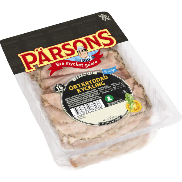 Pärsons Kyckling Örtkryddad Tunna Skivor