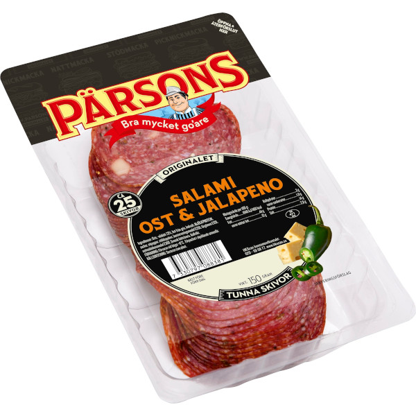 Pärsons Salami Ost & Jalapeño Tunna Skivor