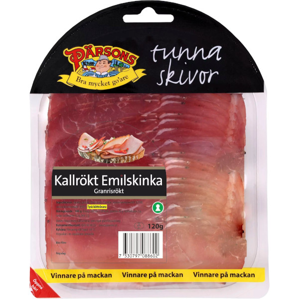 Pärsons Emilskinka Kallrökt Tunna Skivor