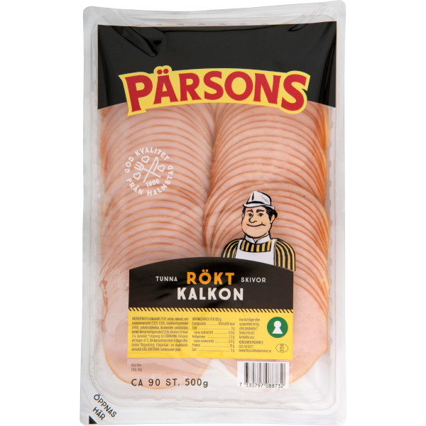 Pärsons Kalkon Rökt Tunna Skivor
