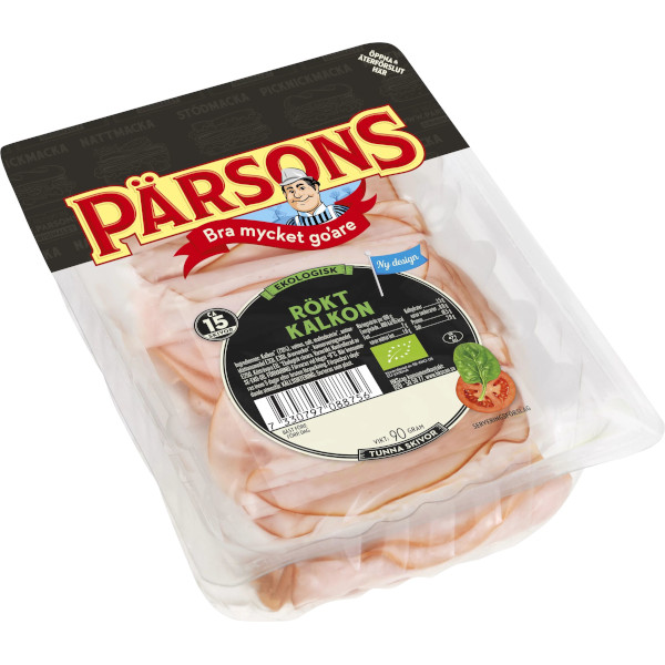 Pärsons Kalkon Rökt Ekologisk Tunna Skivor