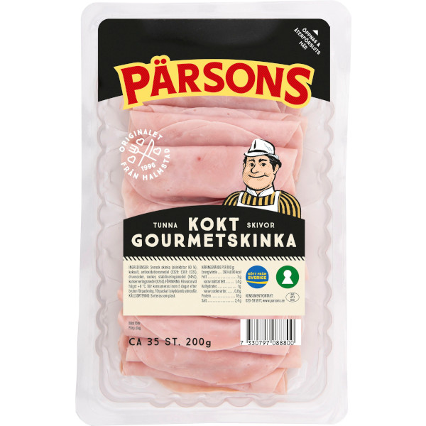 Pärsons Gourmetskinka Kokt Tunna Skivor