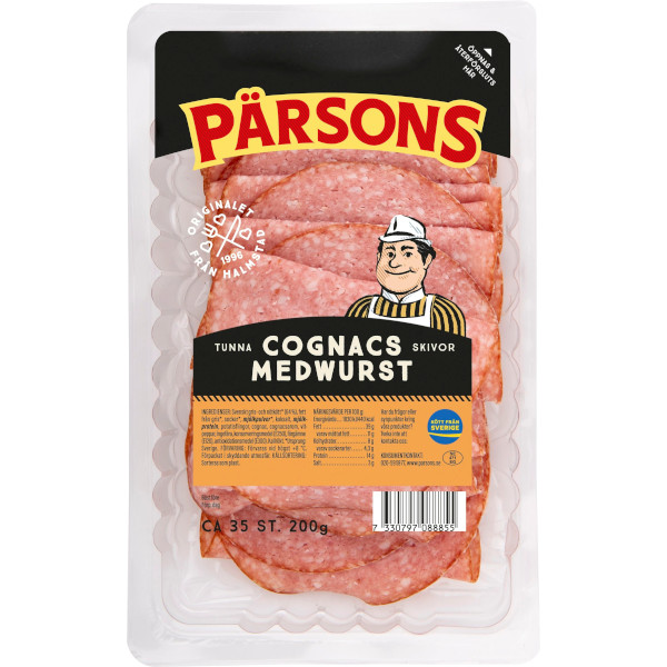 Pärsons Cognacsmedwurst Tunna Skivor