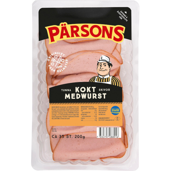 Pärsons Medwurst Kokt Tunna Skivor