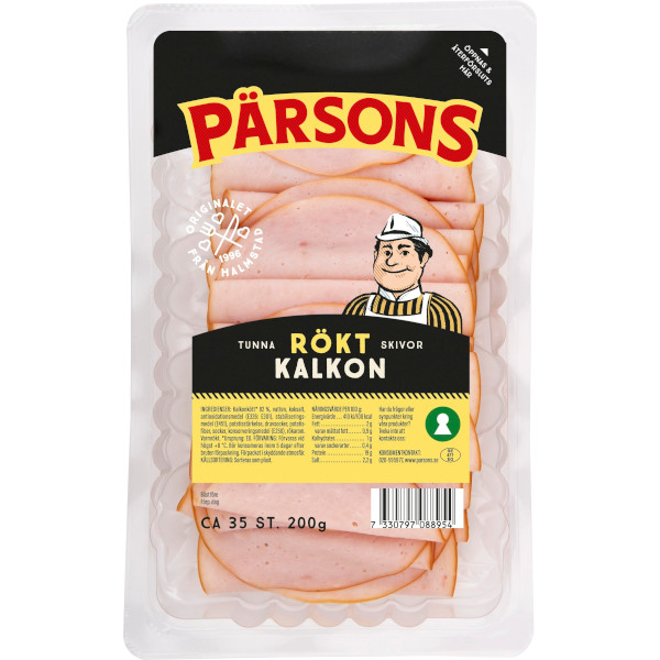 Pärsons Kalkon Rökt Tunna Skivor