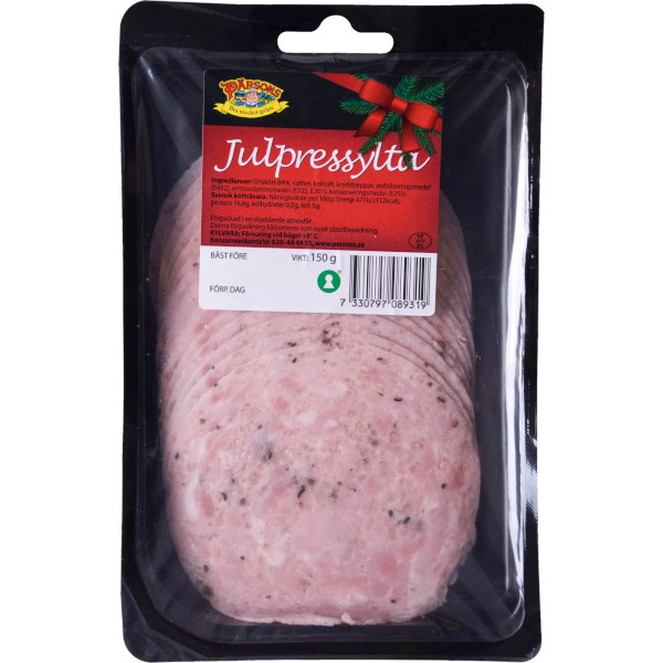 Pärsons Julpressylta Skivor