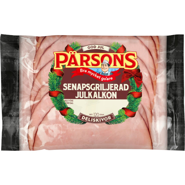 Pärsons Julkalkon Senapsgriljerad Deliskivor