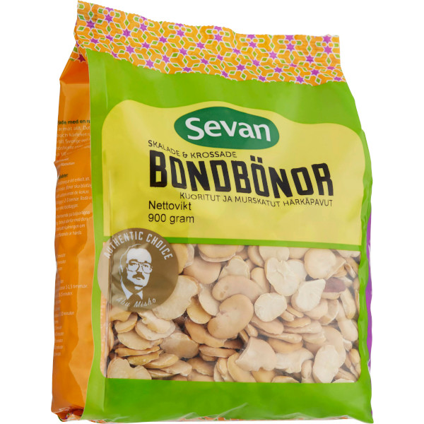 Sevan Bondbönor Skalade & Krossade