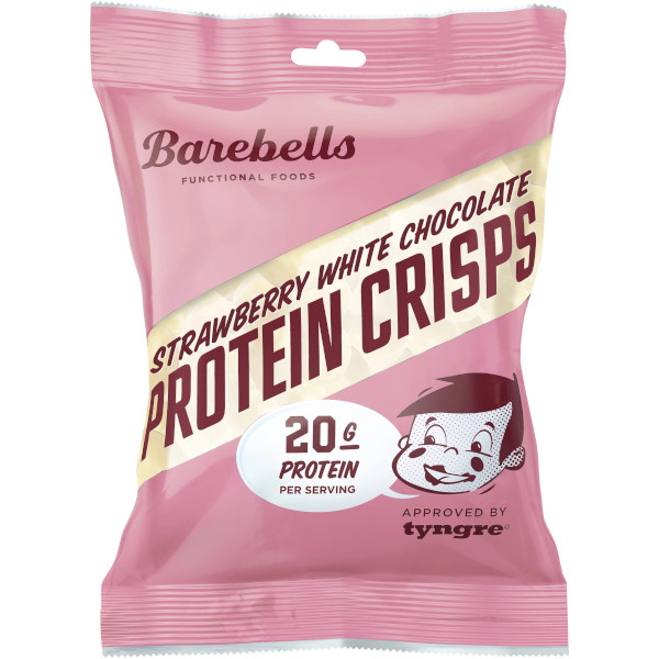 Barebells Protein Crisps Strawberry White Chocolate
