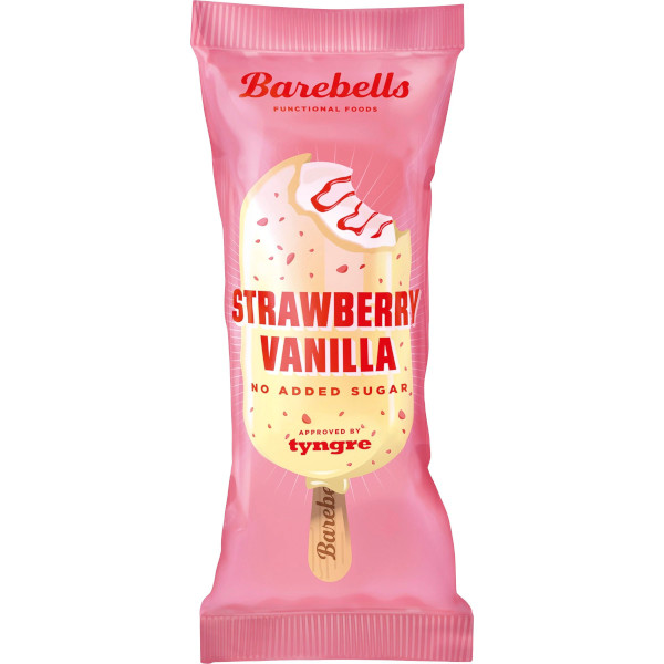 Barebells Glasspinne Strawberry Vanilla