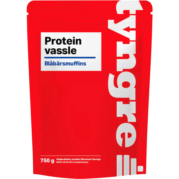 Tyngre Protein Vassle Blåbärsmuffins