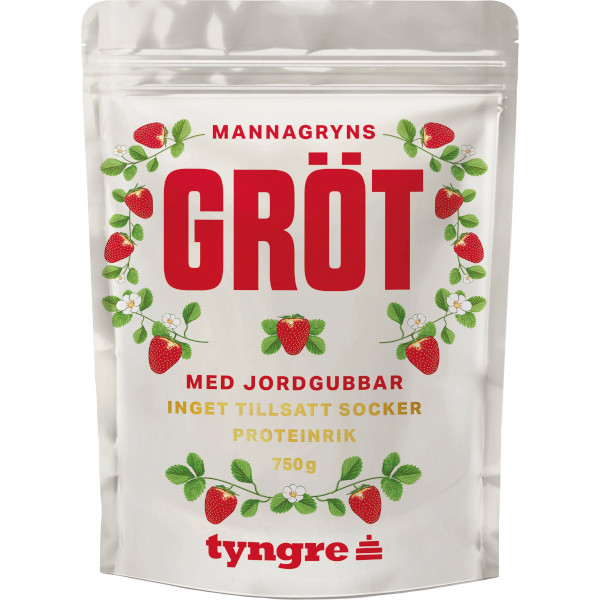 Tyngre Mannagrynsgröt Jordgubbar