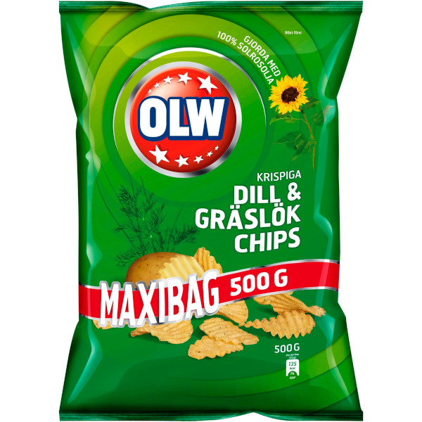 OLW Chips Dill & Gräslök