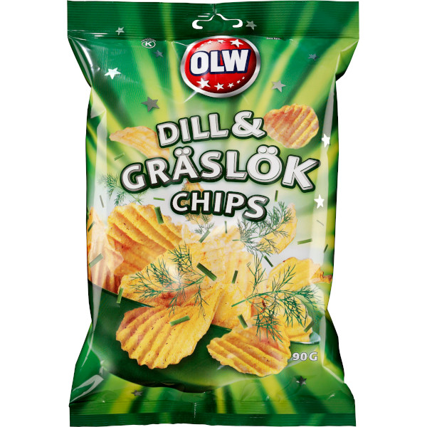 OLW Chips Dill & Gräslök