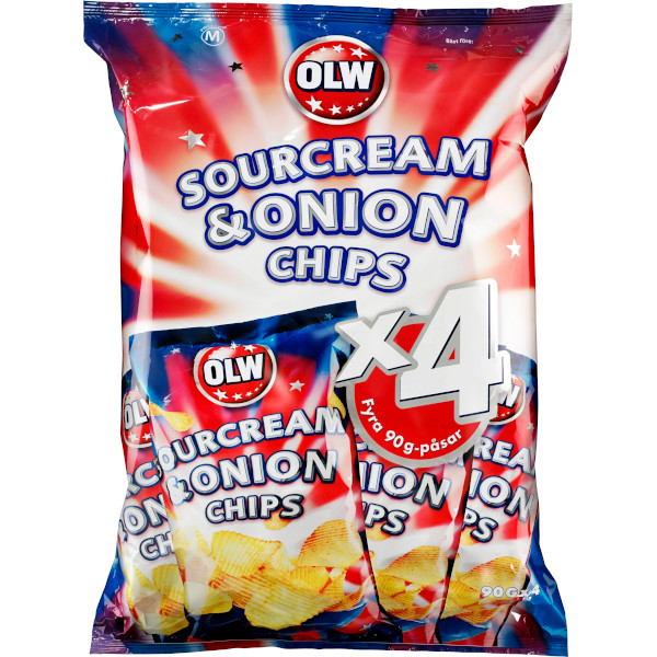 OLW Chips Sourcream & Onion