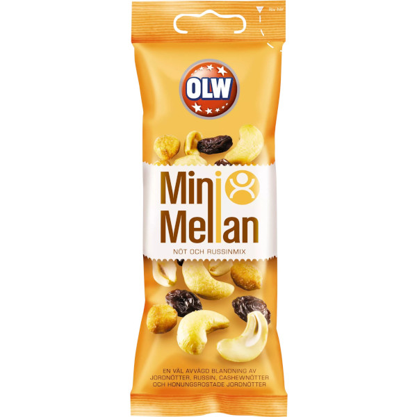 OLW Mini Mellan Nöt & Russinmix