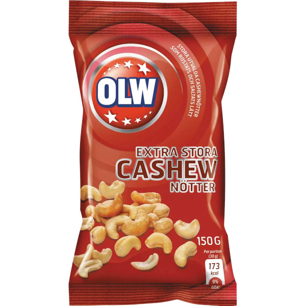 OLW Cashewnötter Extra Stora