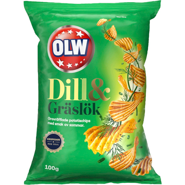 OLW Chips Dill & Gräslök
