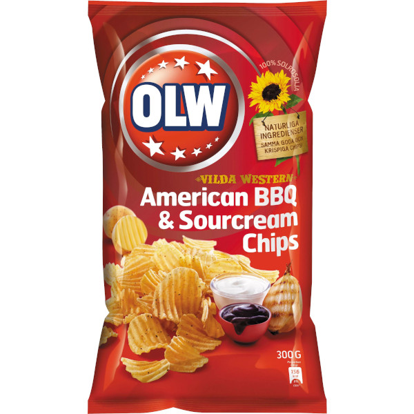 OLW Chips American BBQ & Sourcream