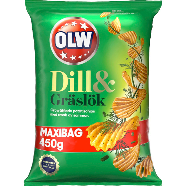 OLW Chips Dill & Gräslök