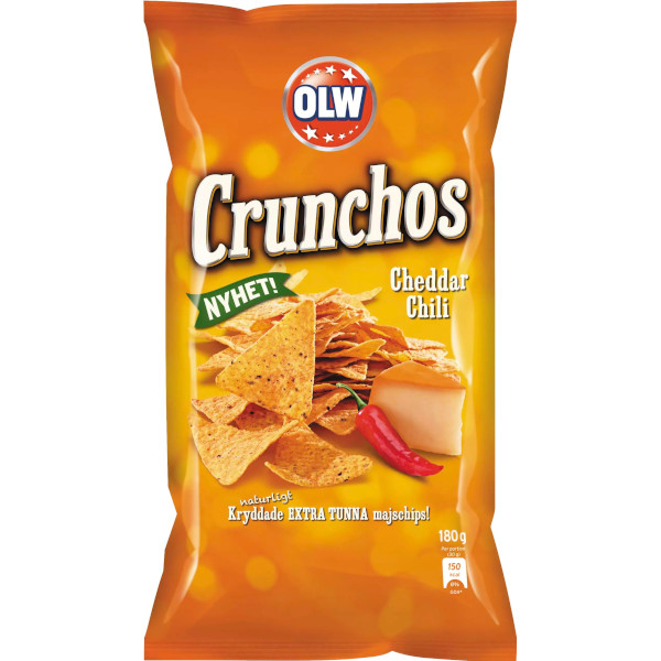 OLW Crunchos Cheddar Chili