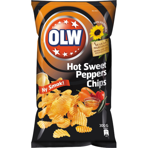 OLW Chips Hot Sweet Peppers