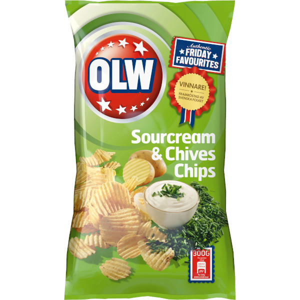 OLW Chips Sourcream & Chives