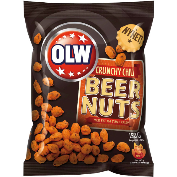OLW Beer Nuts Crunchy Chili