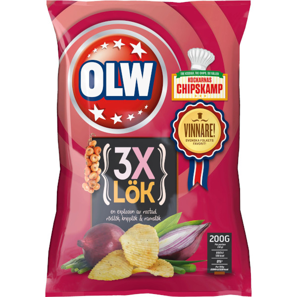 OLW Chips 3xLök