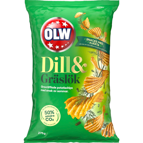 OLW Chips Dill & Gräslök