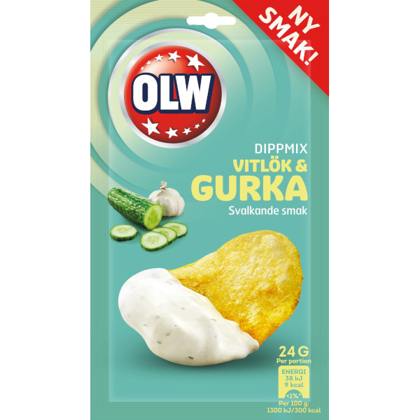 OLW Dippmix Vitlök & Gurka